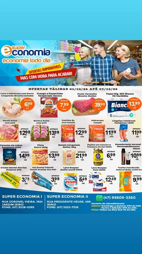 Encarte Supermercados Economia