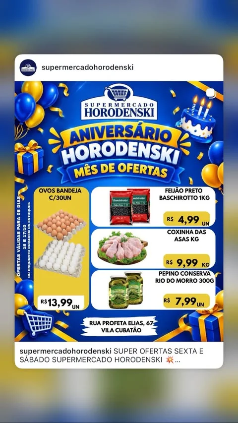 Encarte Supermercado Horodenski