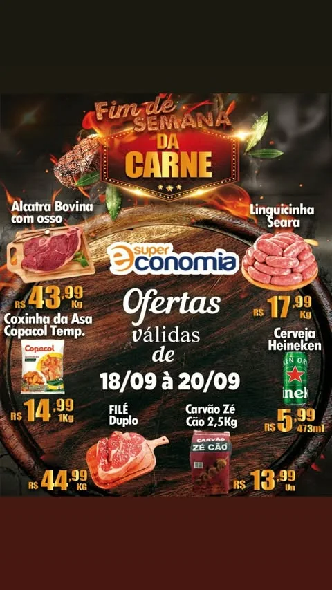 Encarte Supermercados Economia