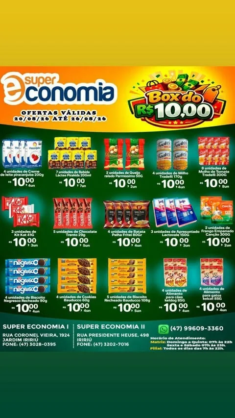 Encarte Supermercados Economia