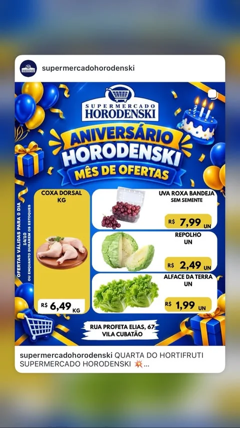 Encarte Supermercado Horodenski