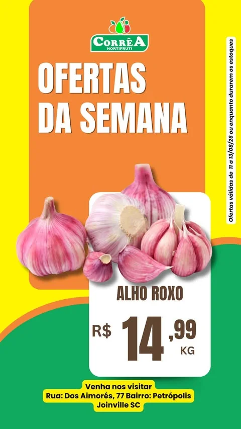 Encarte Hortifruti correa