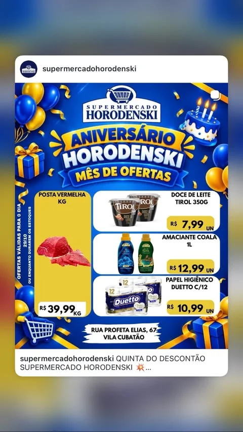 Encarte Supermercado Horodenski