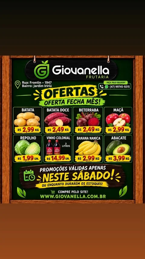Encarte Frutaria Giovanella