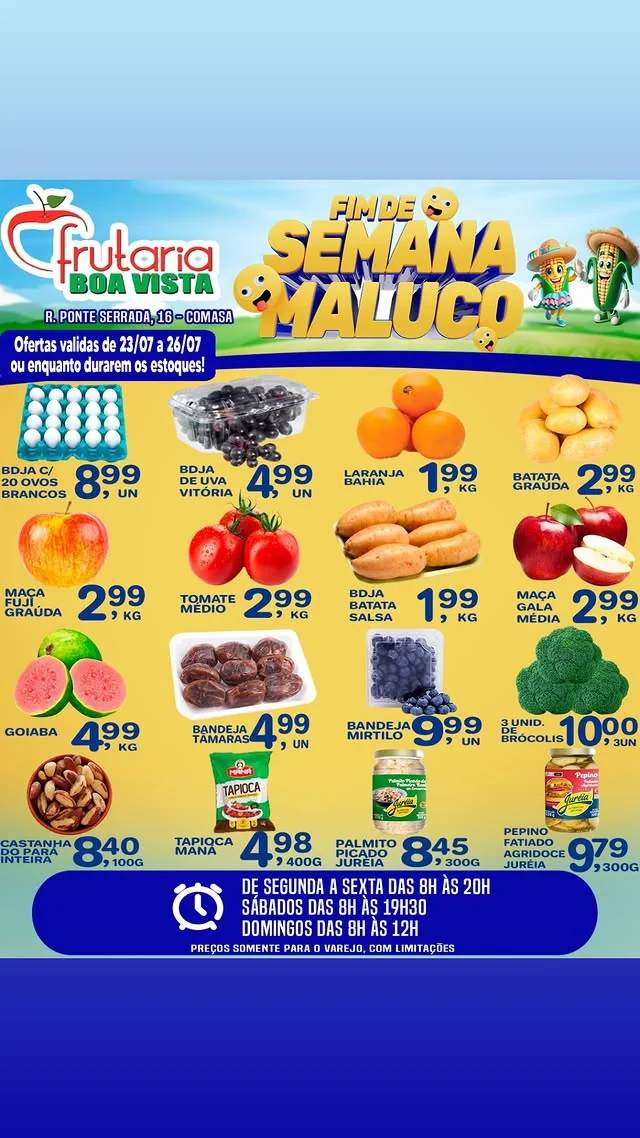 Encarte Frutaria Boa Vista