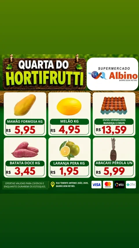 Encarte Supermercado Albino