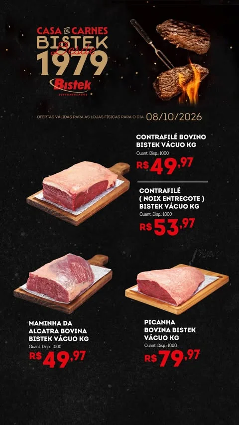 Encarte Bistek Supermercados