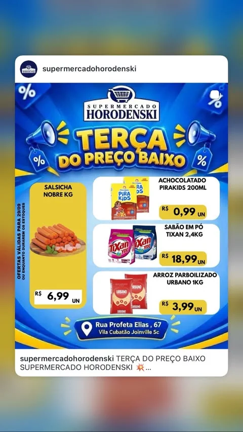 Encarte Supermercado Horodenski