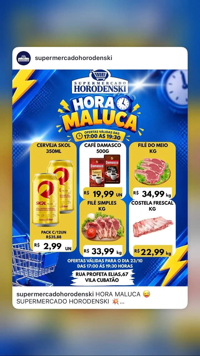 Encarte Supermercado Horodenski