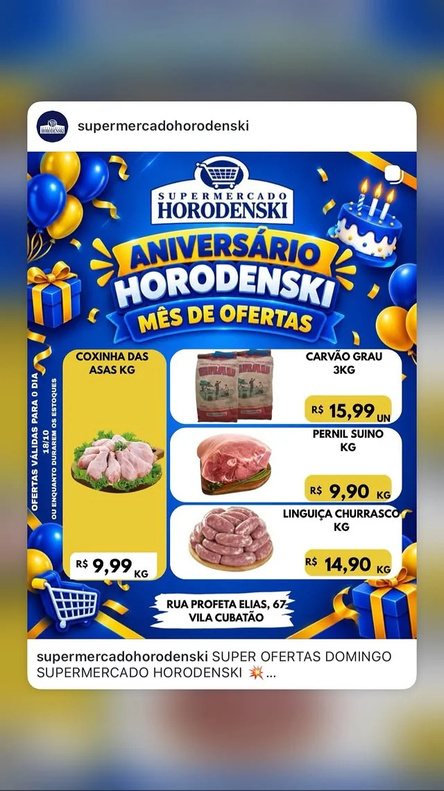 Encarte Supermercado Horodenski