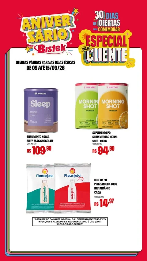 Encarte Bistek Supermercados