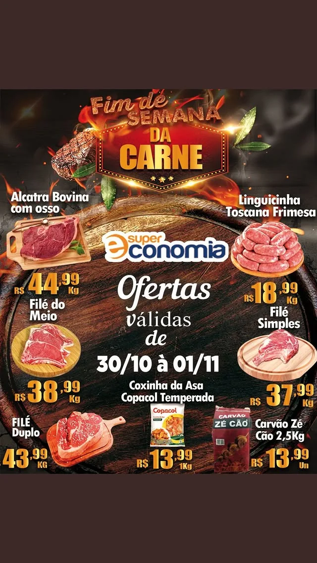 Encarte Supermercados Economia