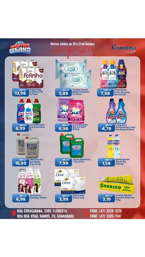 Encarte Supermercado Carolina