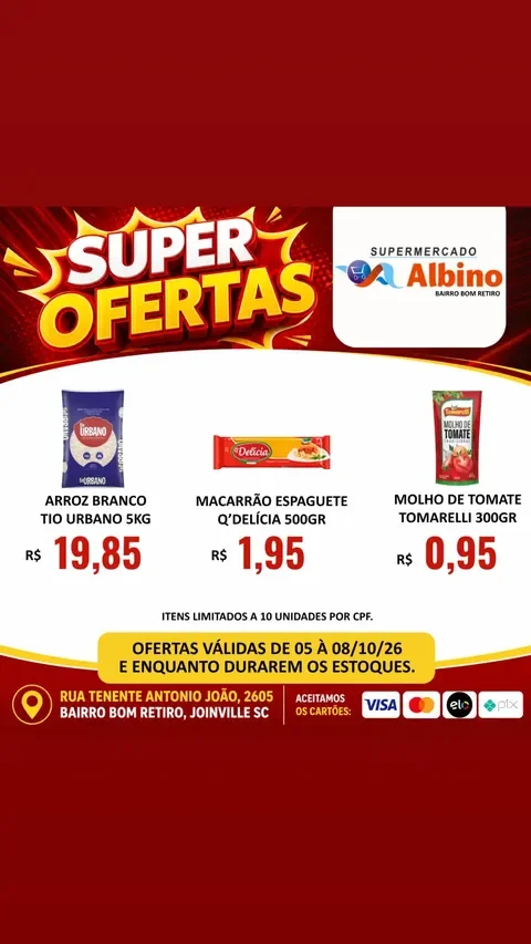 Encarte Supermercado Albino