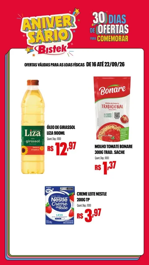 Encarte Bistek Supermercados