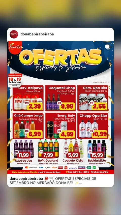 Encarte Supermercado Dona Bê