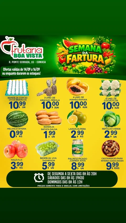 Encarte Frutaria Boa Vista