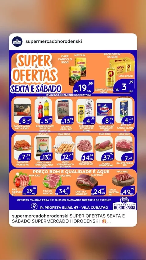 Encarte Supermercado Horodenski