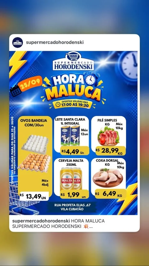 Encarte Supermercado Horodenski