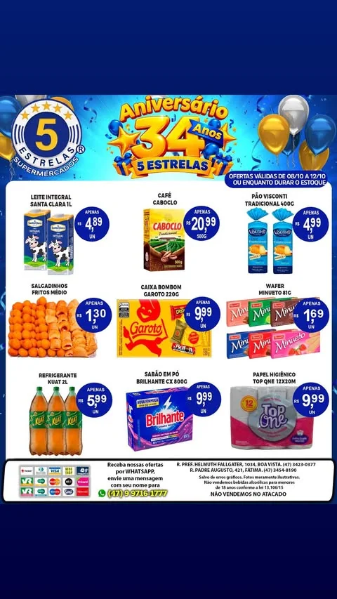 Encarte Supermercados 5 Estrelas