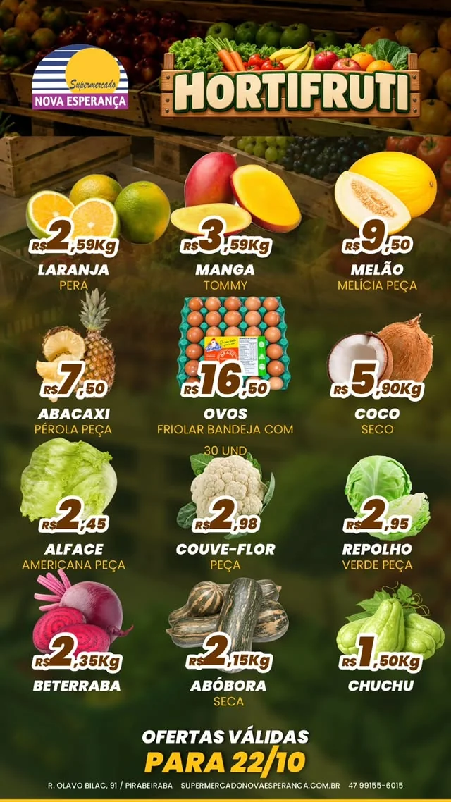 Encarte Supermercado Nova Esperanca