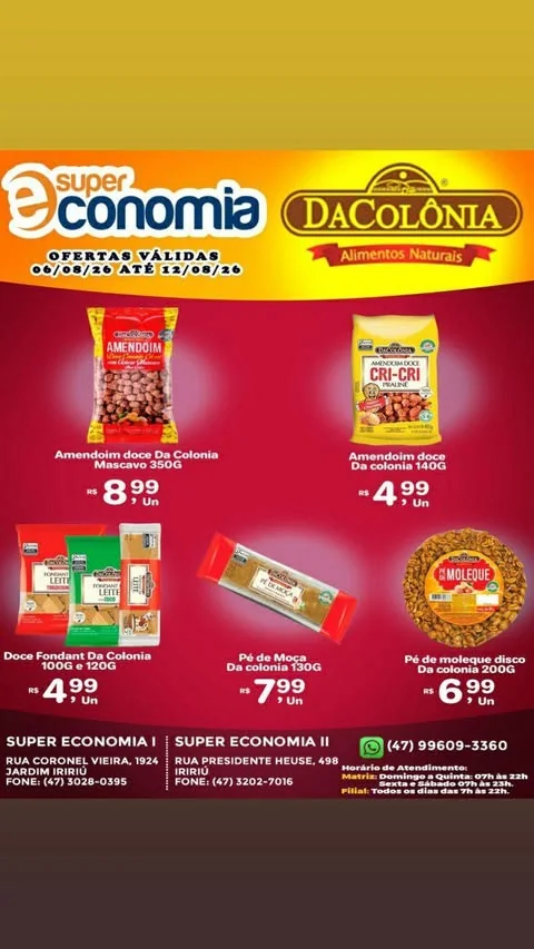 Encarte Supermercados Economia