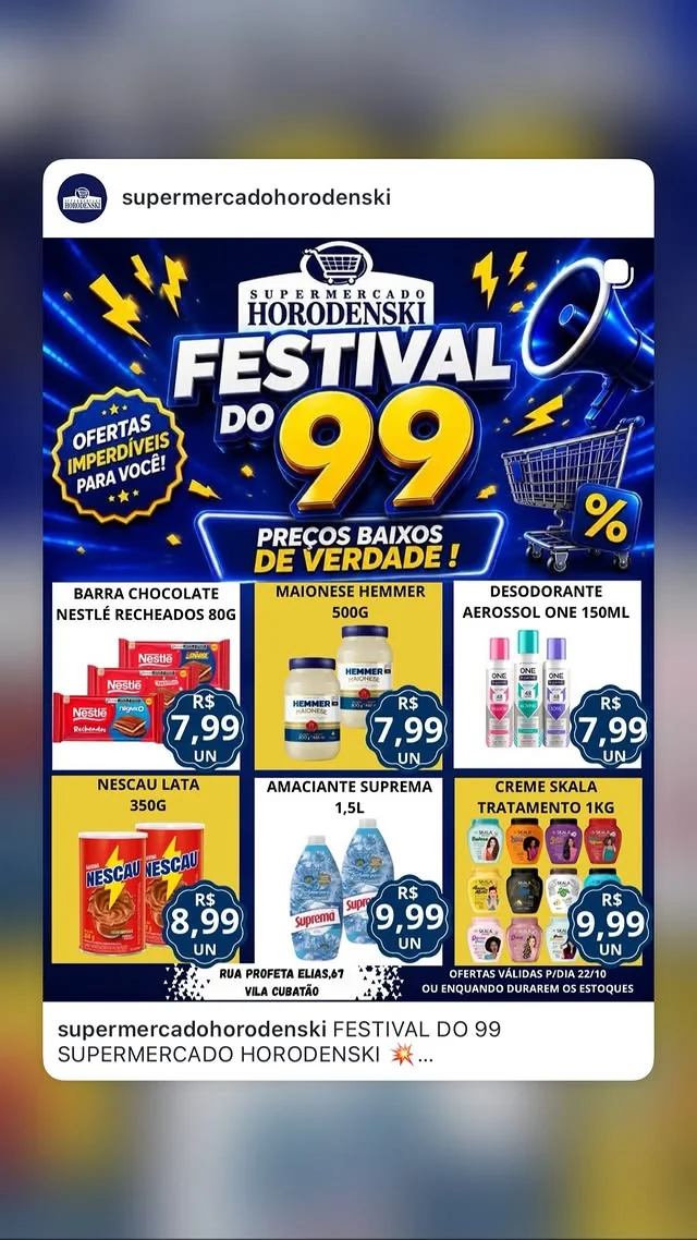 Encarte Supermercado Horodenski