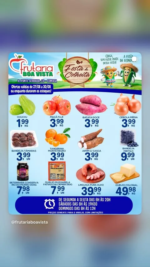 Encarte Frutaria Boa Vista