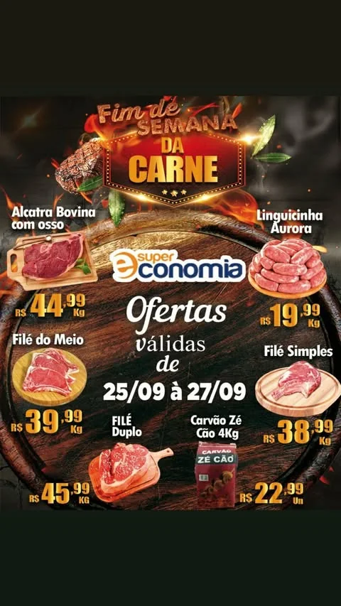 Encarte Supermercados Economia