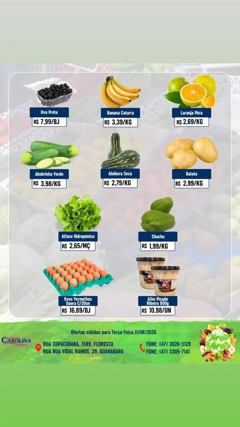 Encarte Supermercado Carolina