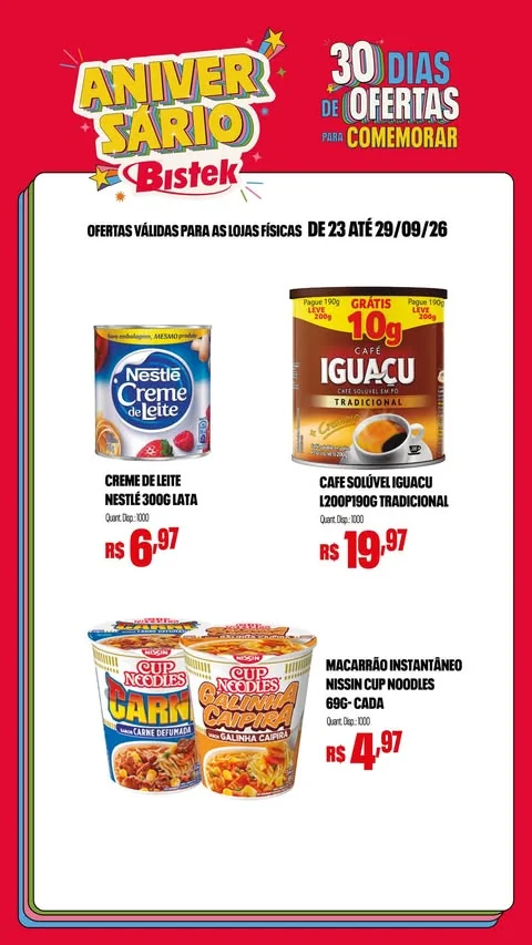 Encarte Bistek Supermercados
