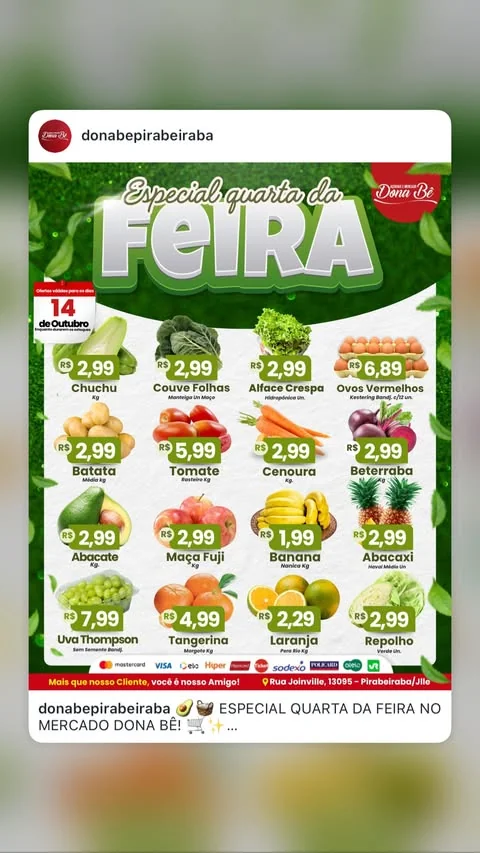 Encarte Supermercado Dona Bê