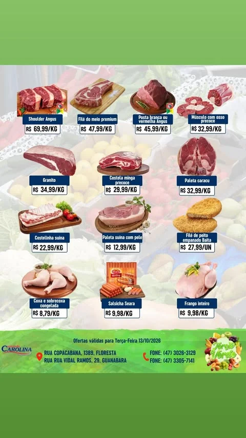 Encarte Supermercado Carolina
