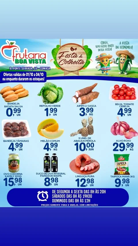 Encarte Frutaria Boa Vista