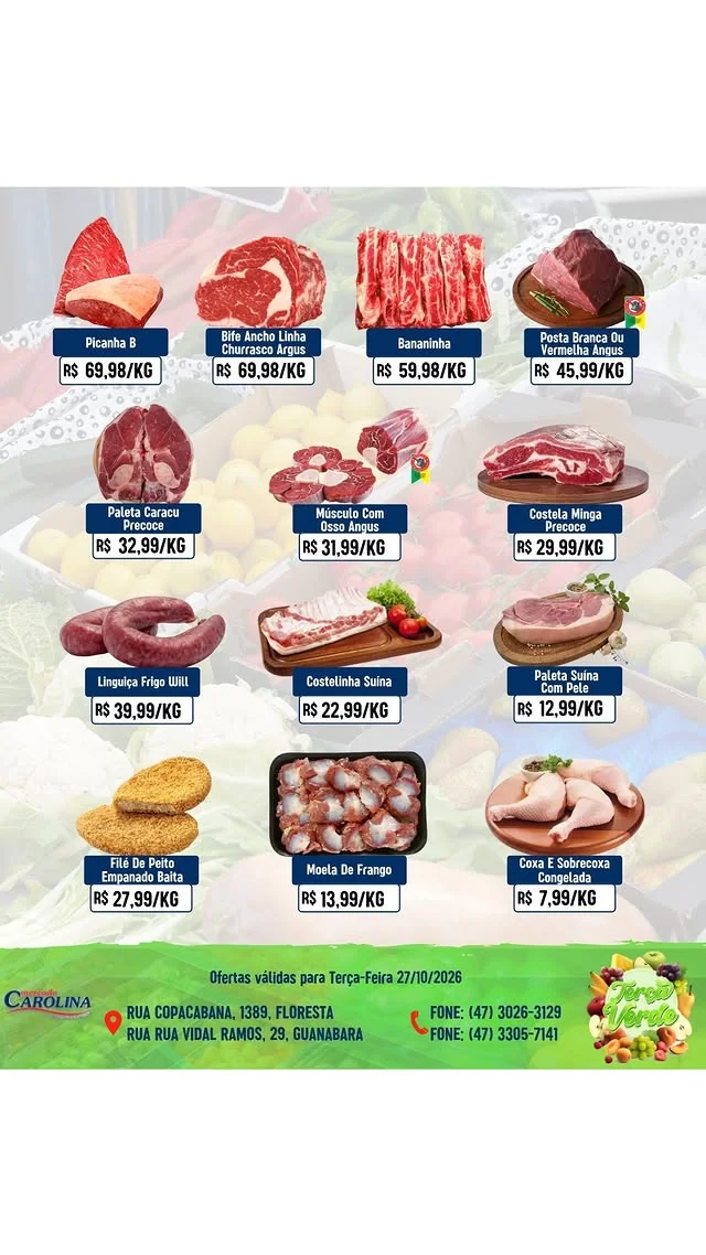 Encarte Supermercado Carolina