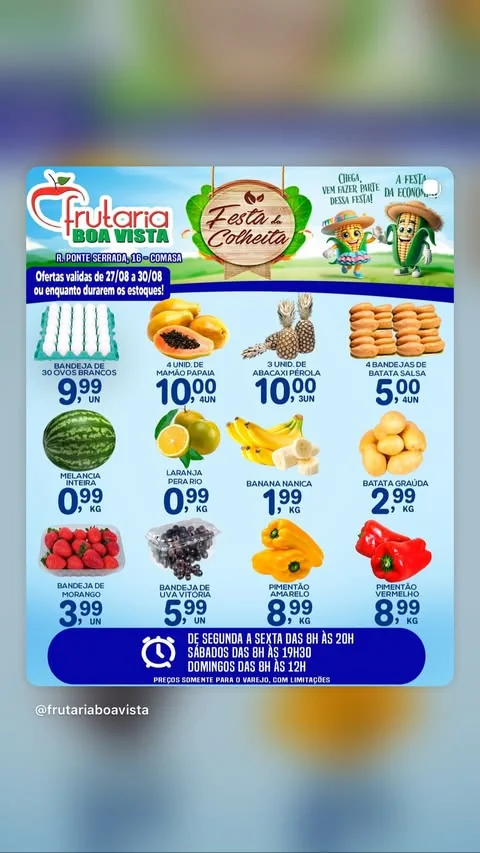 Encarte Frutaria Boa Vista