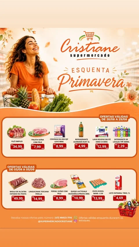 Encarte Supermercado Cristiane