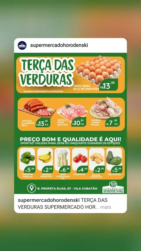 Encarte Supermercado Horodenski