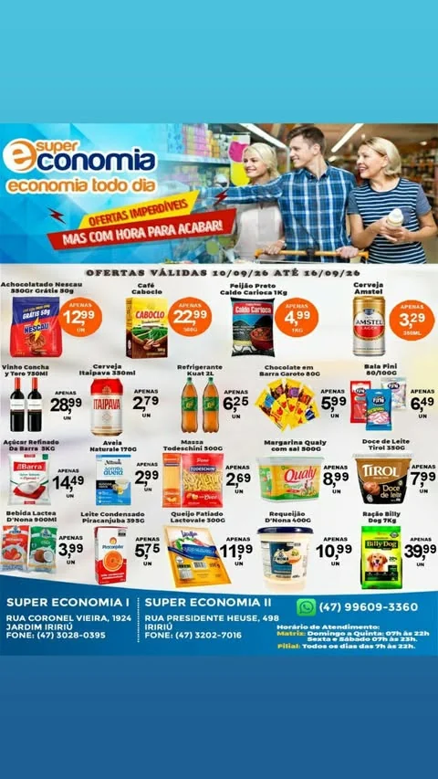Encarte Supermercados Economia