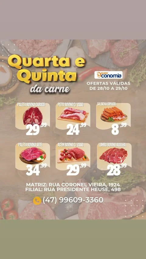 Encarte Supermercados Economia