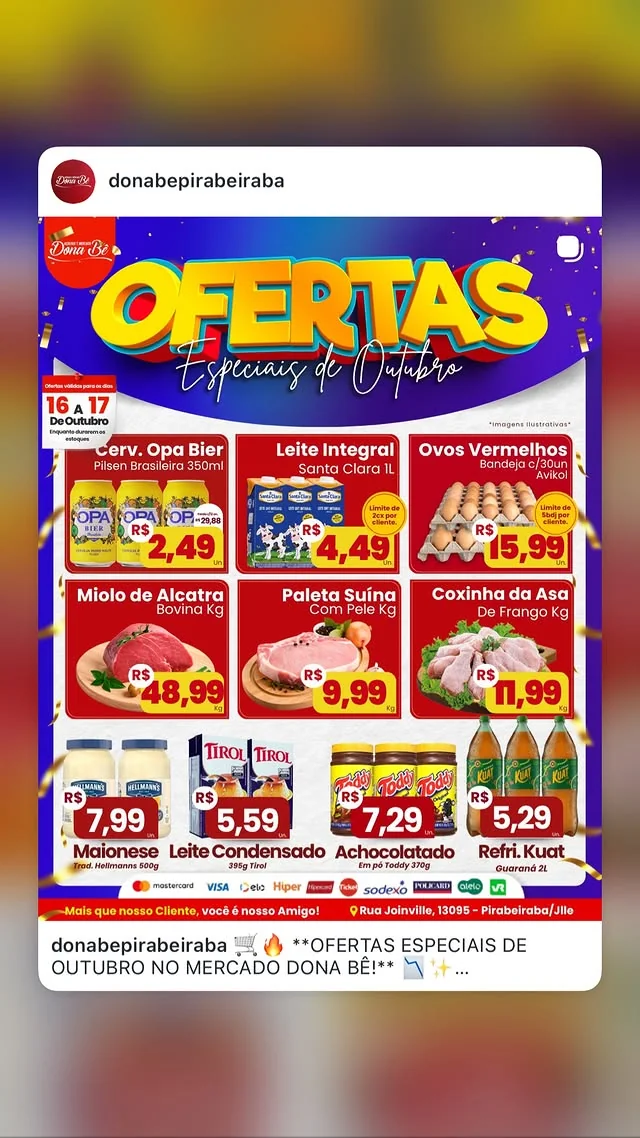 Encarte Supermercado Dona Bê