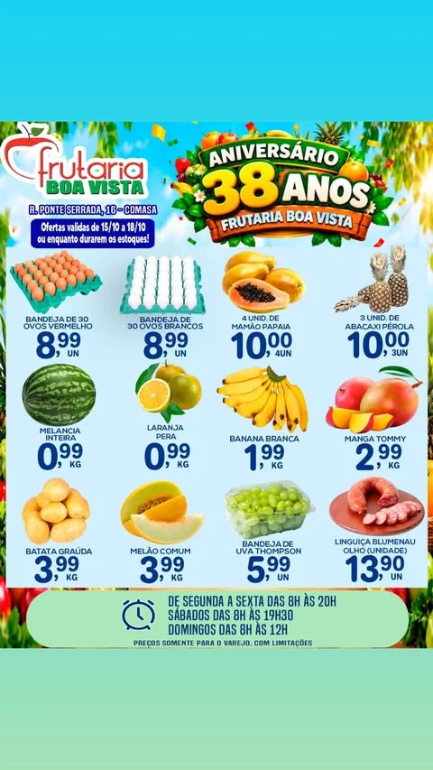 Encarte Frutaria Boa Vista