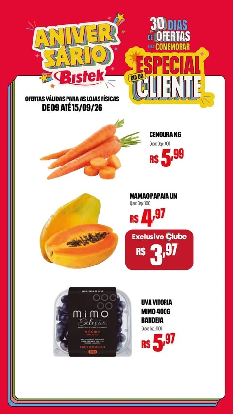 Encarte Bistek Supermercados