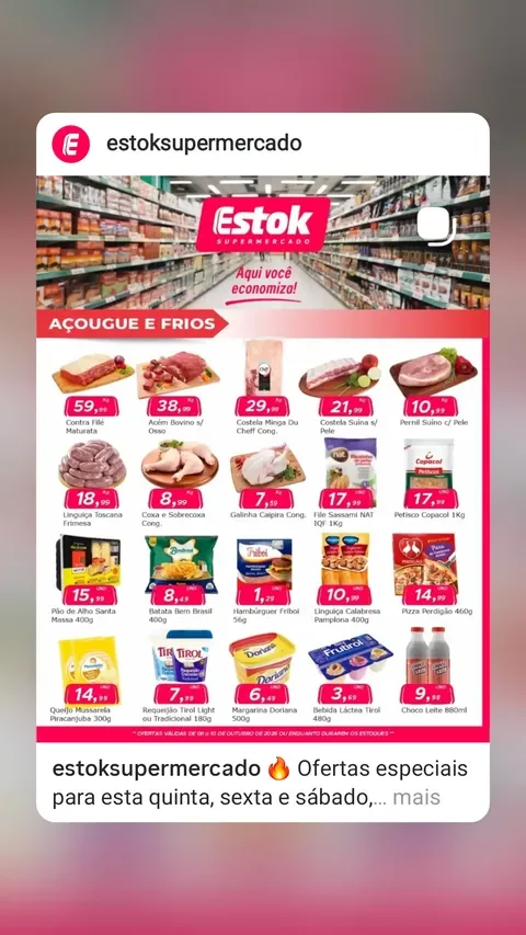 Encarte Estok Supermercado