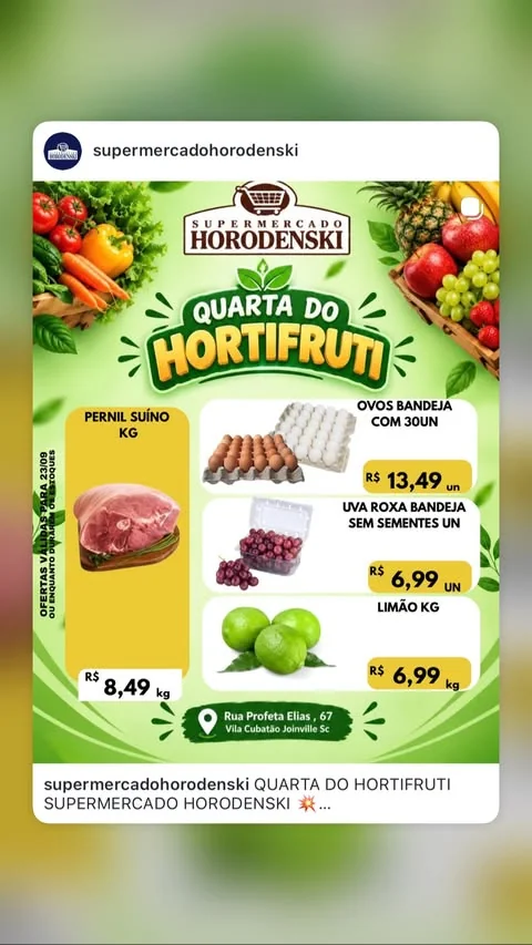 Encarte Supermercado Horodenski