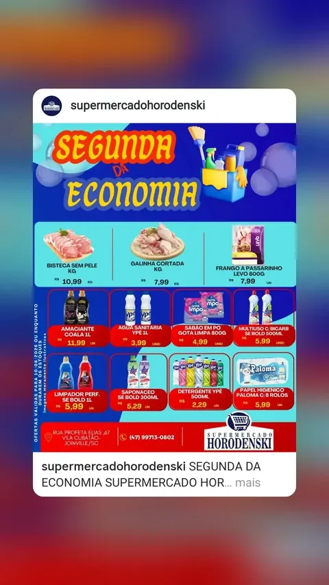 Encarte Supermercado Horodenski