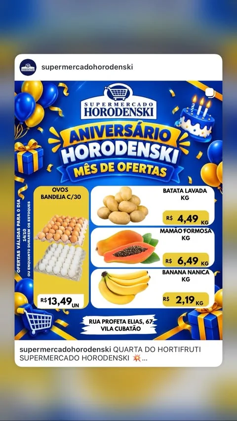 Encarte Supermercado Horodenski