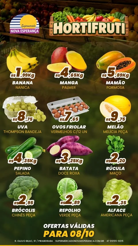Encarte Supermercado Nova Esperanca