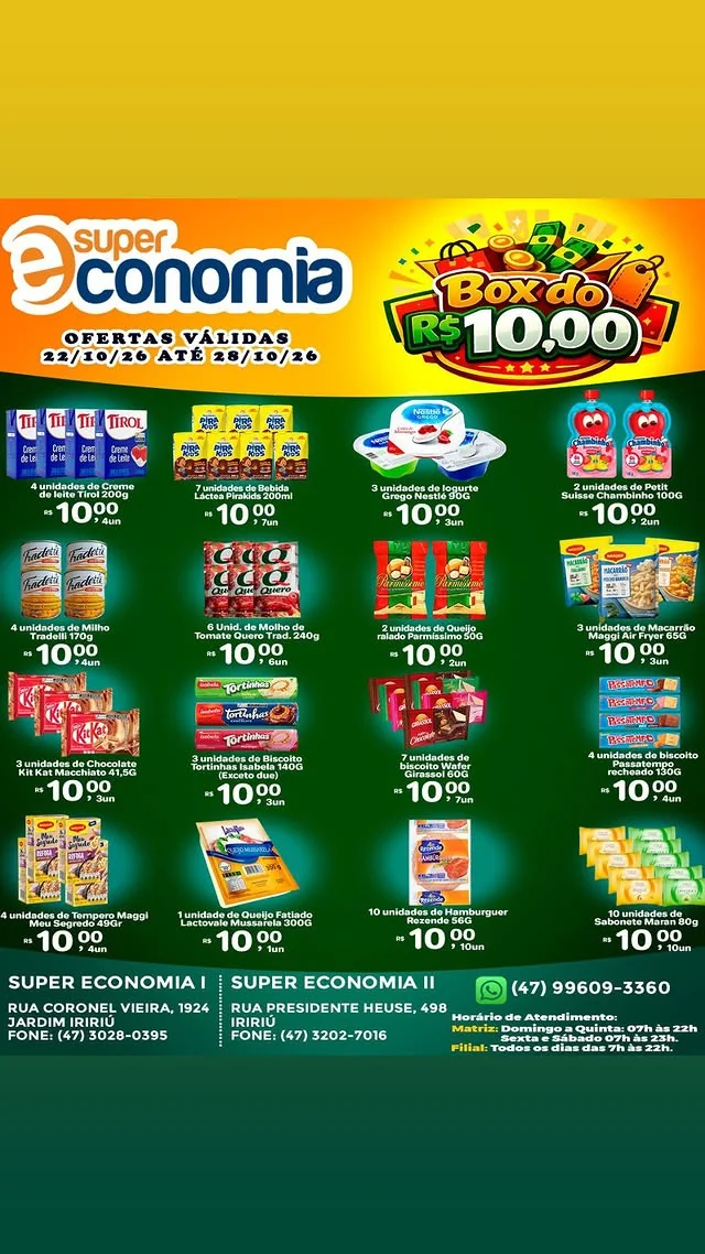 Encarte Supermercados Economia