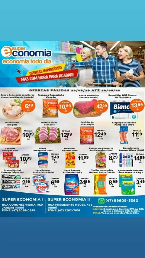 Encarte Supermercados Economia